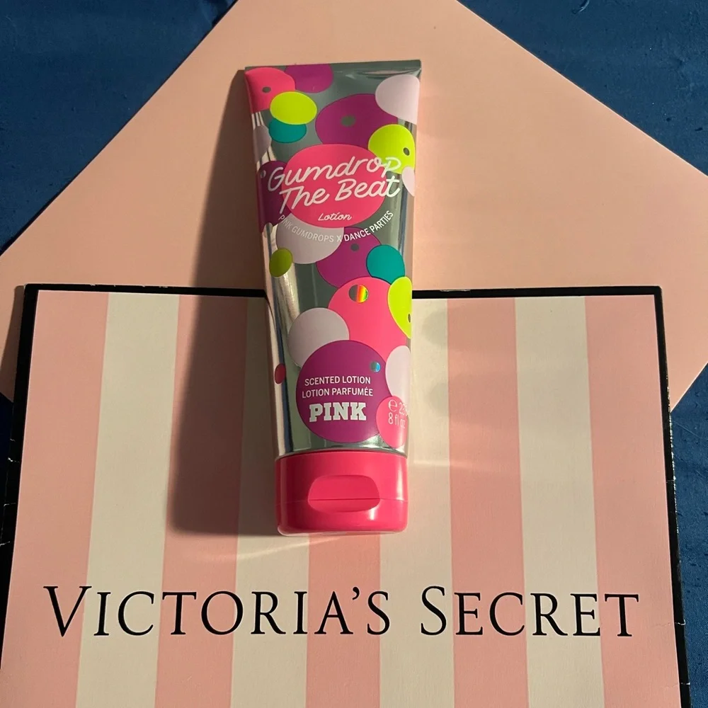 Victoria's Secret Pink Gumdrop The Beat Lotion RARE HTH NWT - Picture 1 of 2
